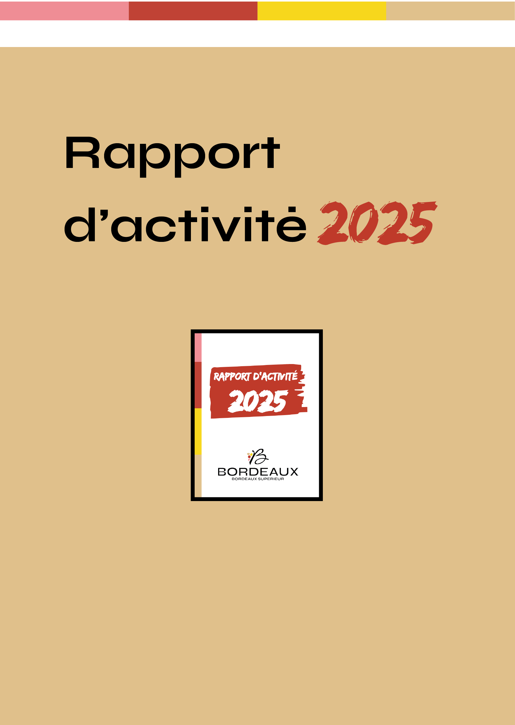 Le rapport d'activité 2025