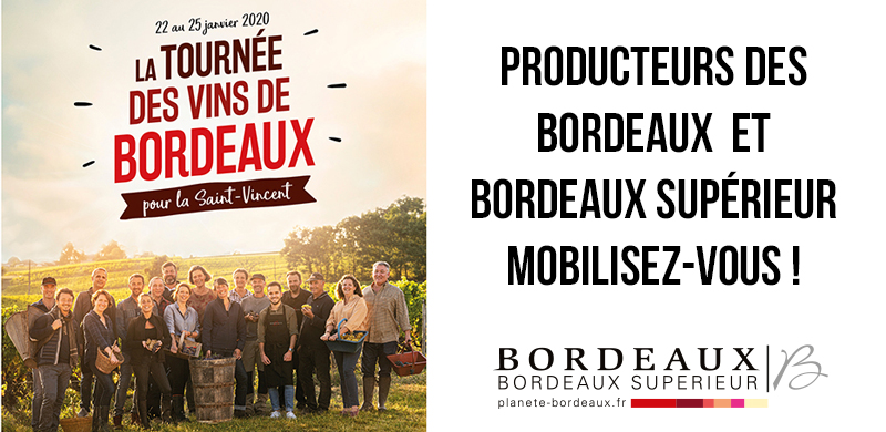 La Tournée des vins de Bordeaux pour la Saint-Vincent